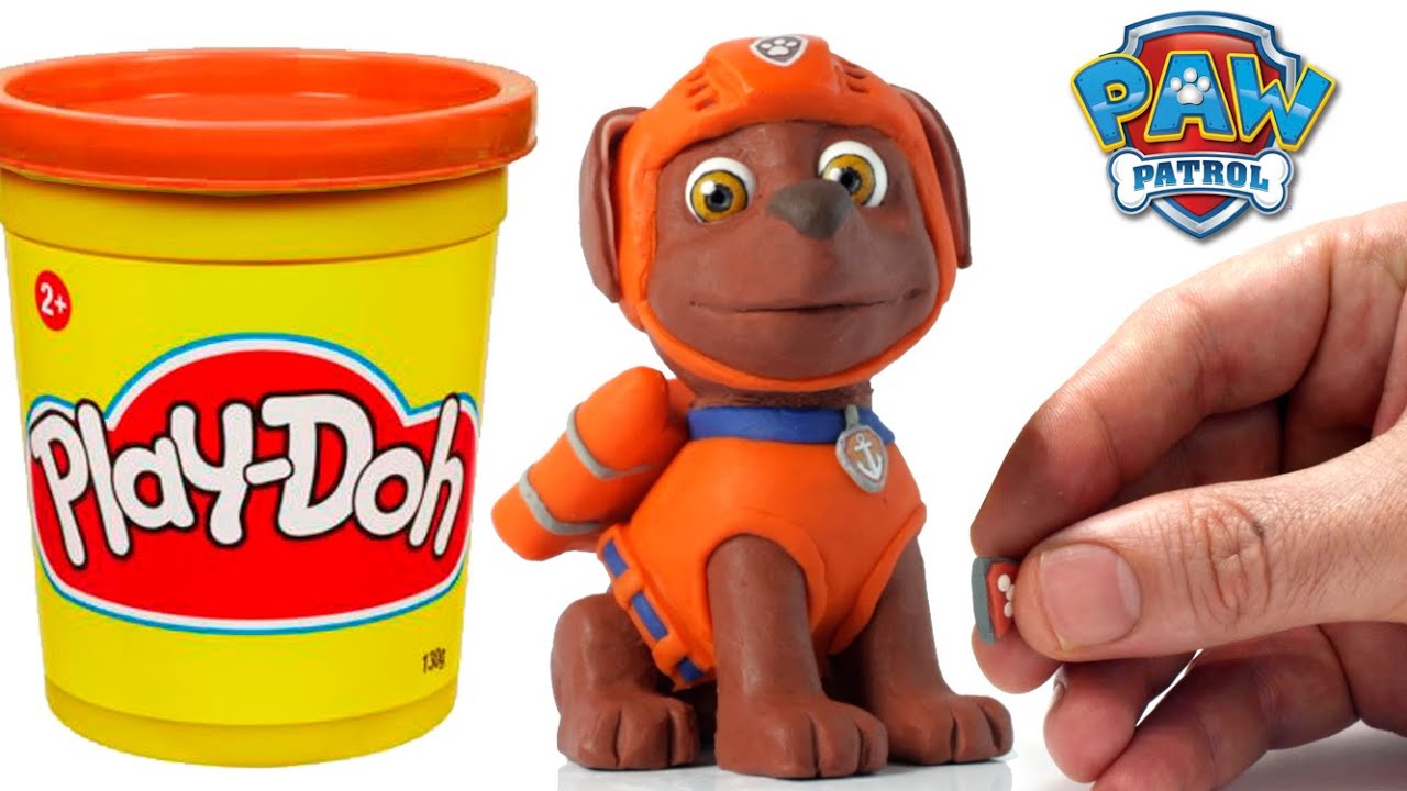 Zuma Paw Patrol Stop Motion Play Doh claymation plastilina playdo Patrulla canina de cachorros