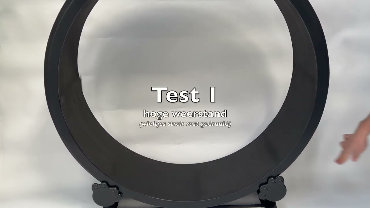 Petlux Loopwiel Geluidstest - Looprad voor je kat / Running wheel