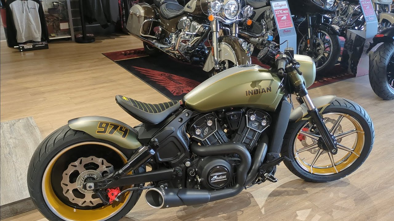 INDIAN MOTORCYCLE  SCOUT BOBBER CUSTOM by INDIAN MOTORCYCLE METZ