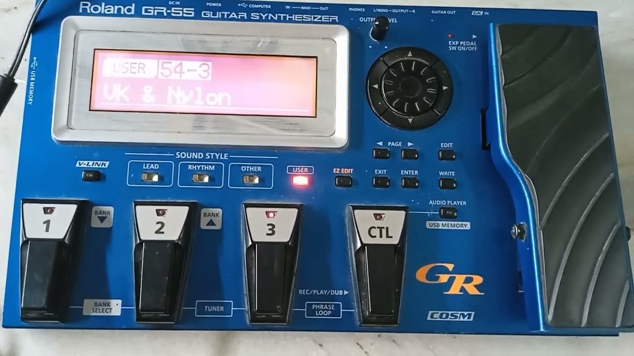 Roland GR55 no power on, repairing successful and re-store