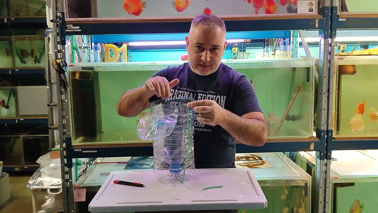 Изготовление инкубатора для артемии из бутылок , своими руками #Очумелыеруки  С НОВЫМ ГОДОМ !