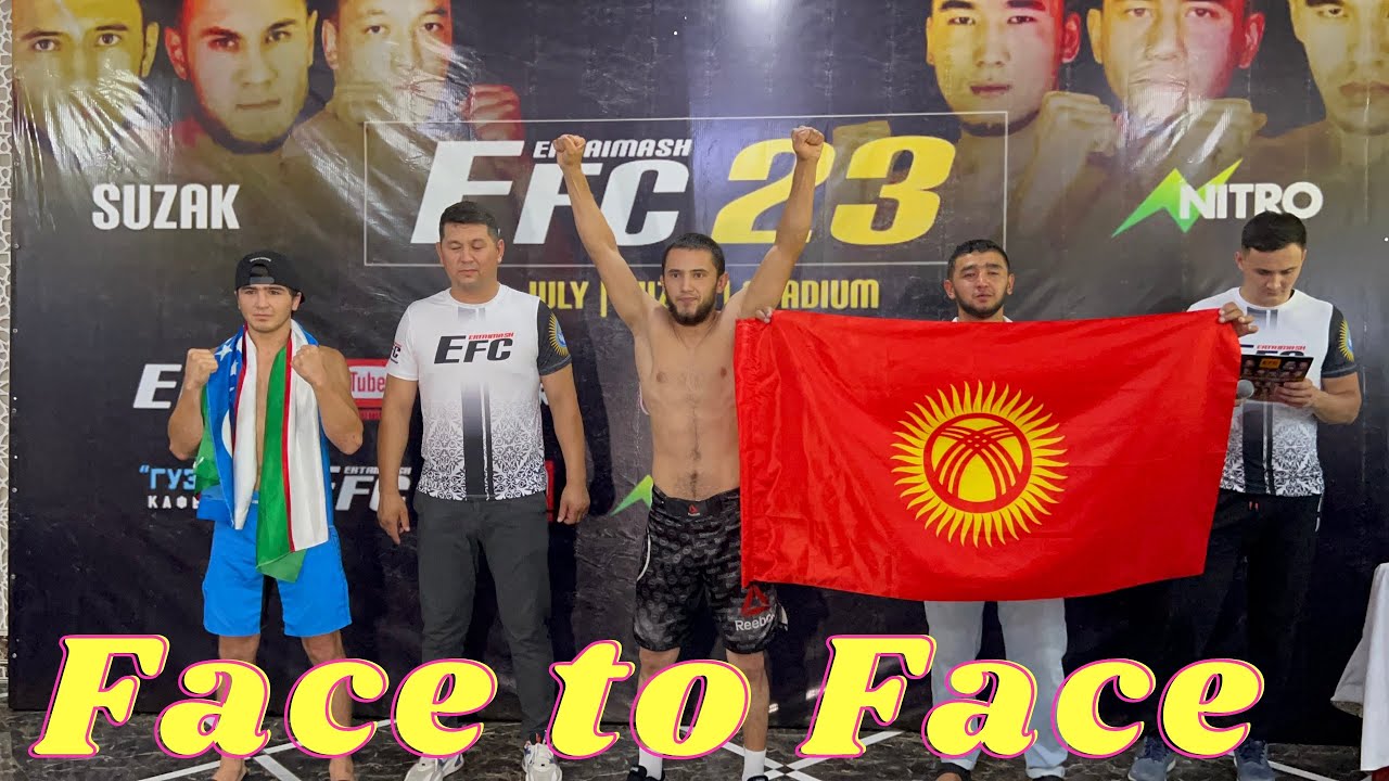 Сузак EFC 23 Face to Face толук чыгарылышы KG🇰🇬 vs 🇺🇿UZB