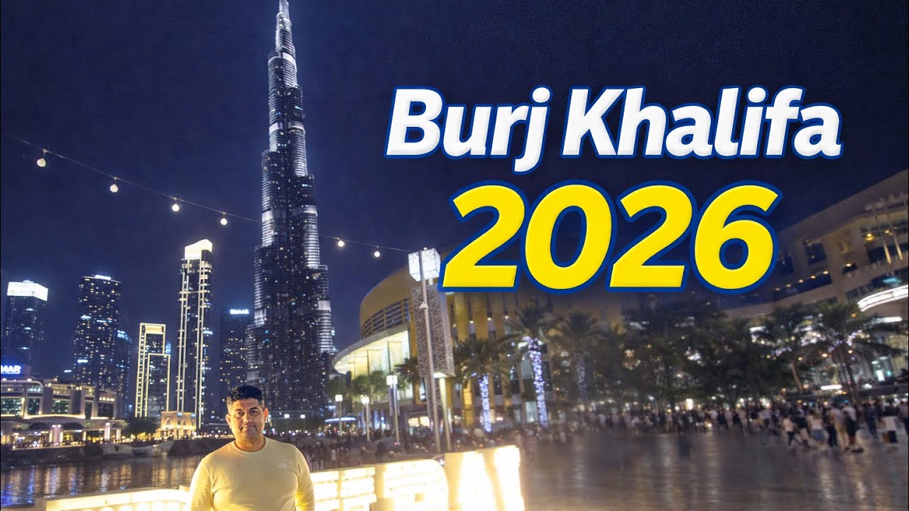 Visiting Burj Khalifa 2026 🇦🇪 | World’s Tallest Building Travel Vlog