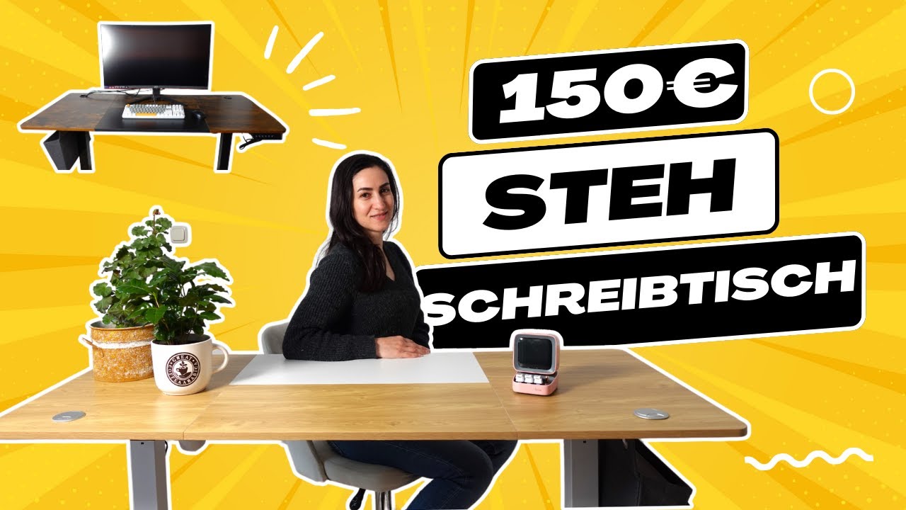 Gesund und produktiv arbeiten: SONGMICS h&ouml;henverstellbarer Schreibtisch kostet nur 150&euro; /moschuss.de