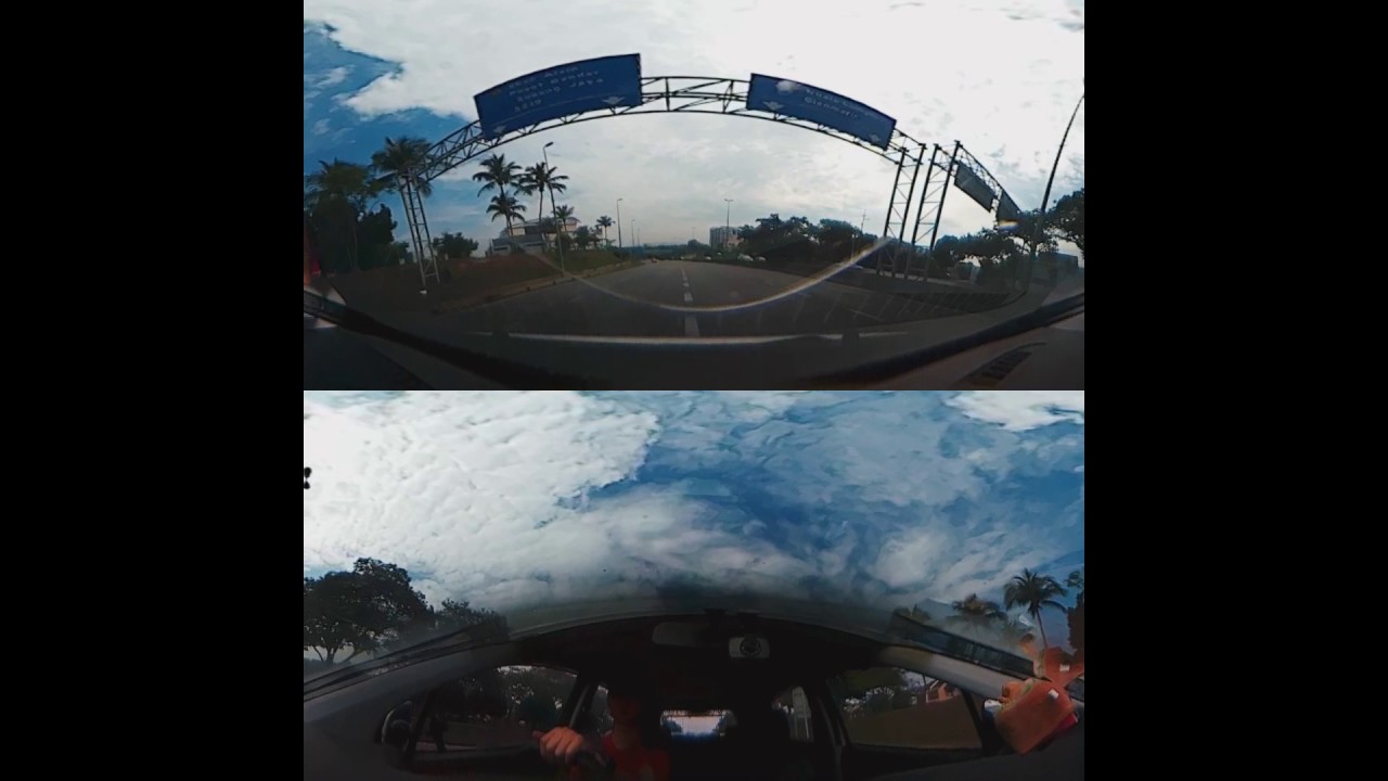 PanoView 360 Action Camera - Half Half Shooting Mode