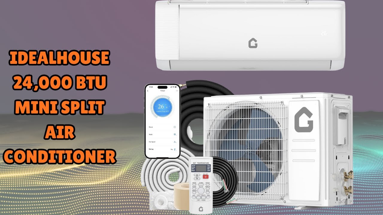 Cool and Heat All Year | IDEALHOUSE 24,000 BTU Mini Split AC - FULL REVIEW