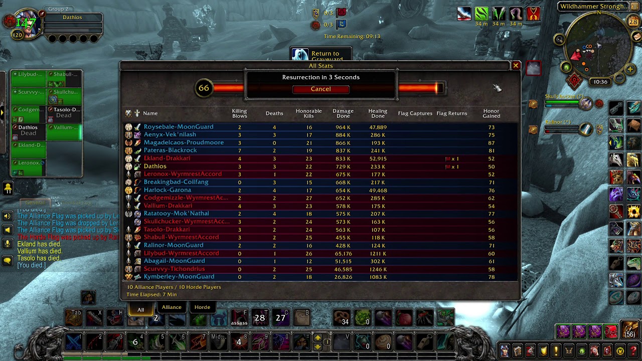 120 Assas Rogue PvP/BG action - World of Warcraft BFA