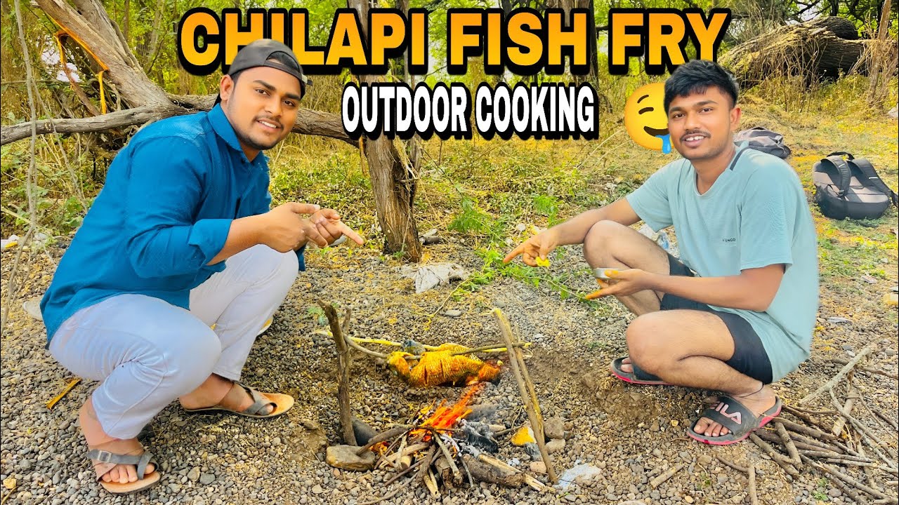 Outdoor Cooking Chilapi Fish Fry  | Village Style Tilapia Recipe | #fishfry #cooking #vlog #viral