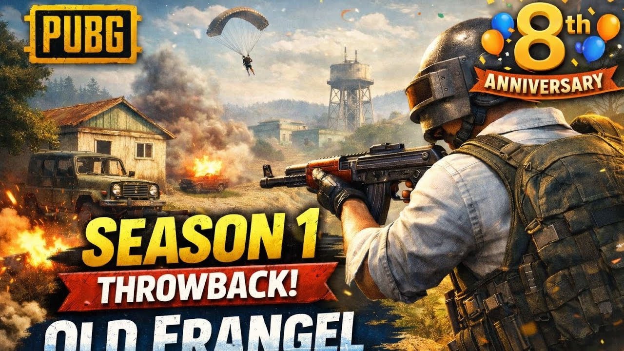 🎉 PUBG Anniversary Throwback – Season 1 on Classic Erangel! 🎉