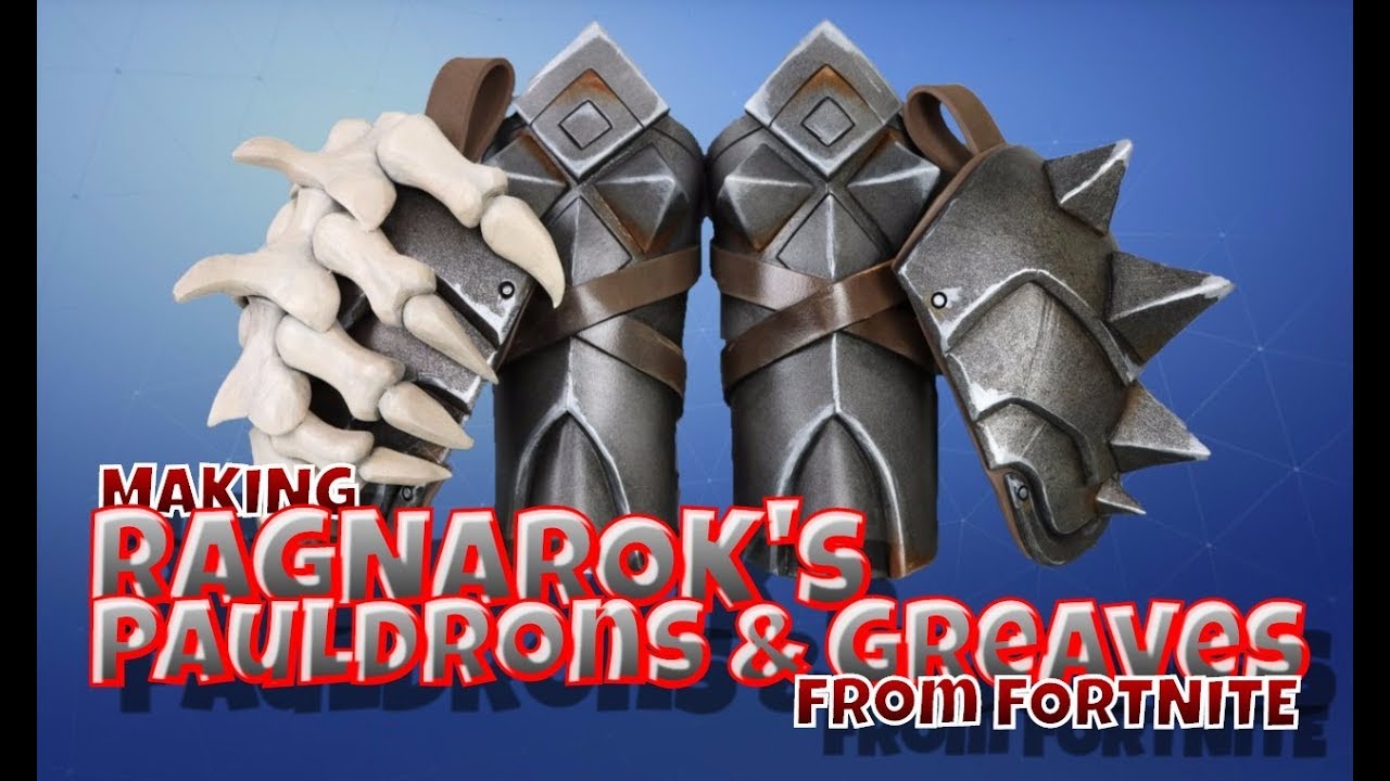 Making Ragnarok's Pauldrons & Greaves from Fortnite