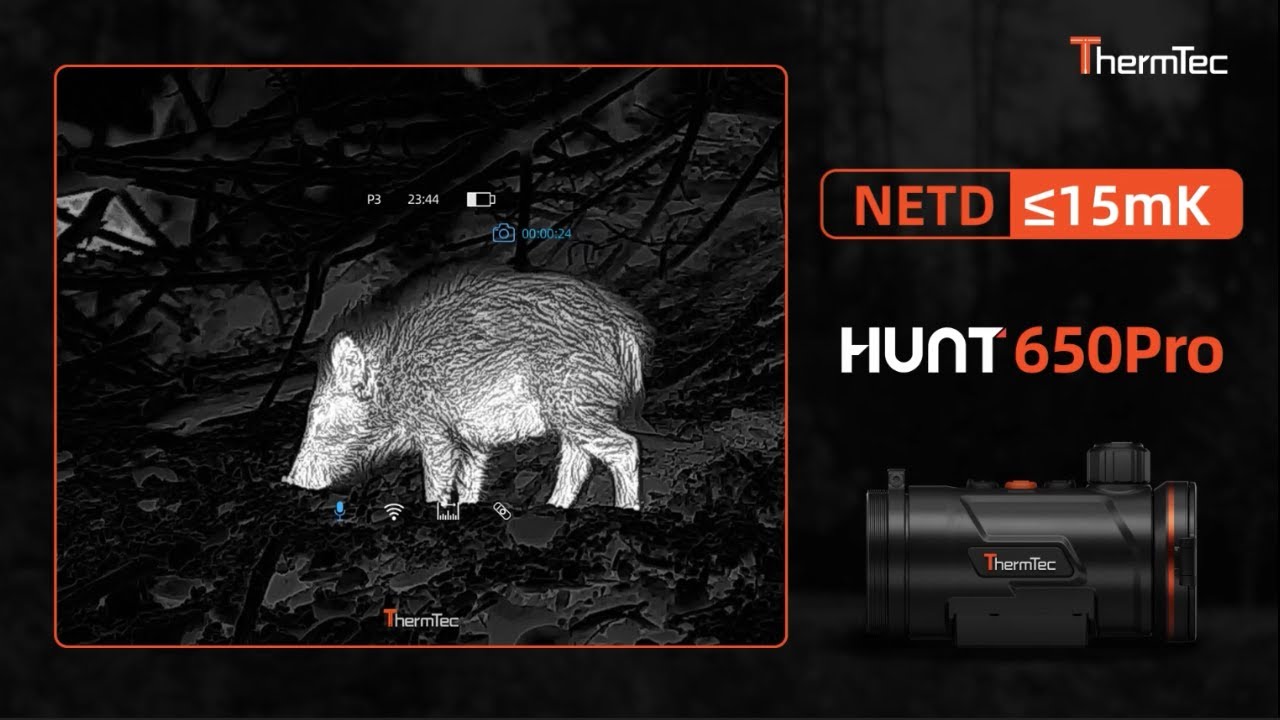 NOWOŚĆ! Thermtec HUNT 650 PRO - najmniejsza nasadka termowizyjna na rynku 