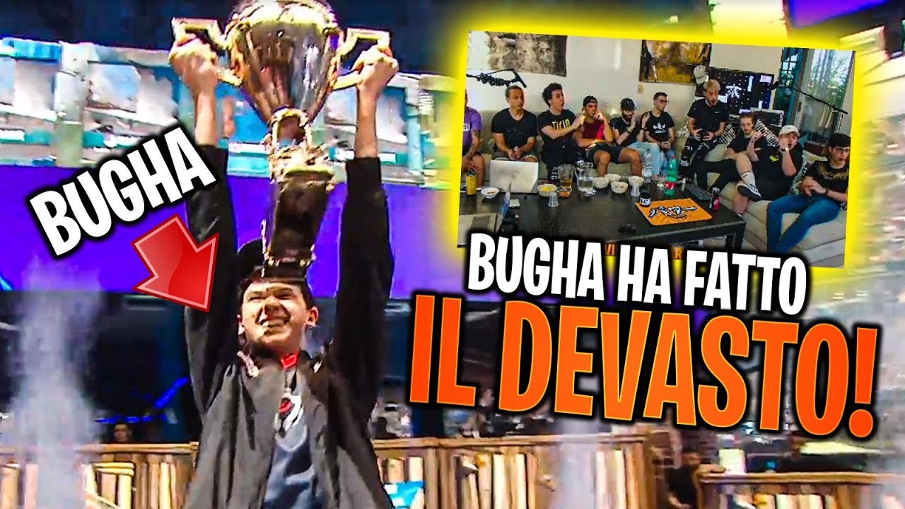 BUGHA HA FATTO IL DEVASTO! | FORTNITE WORLD CUP LIVE REACTION