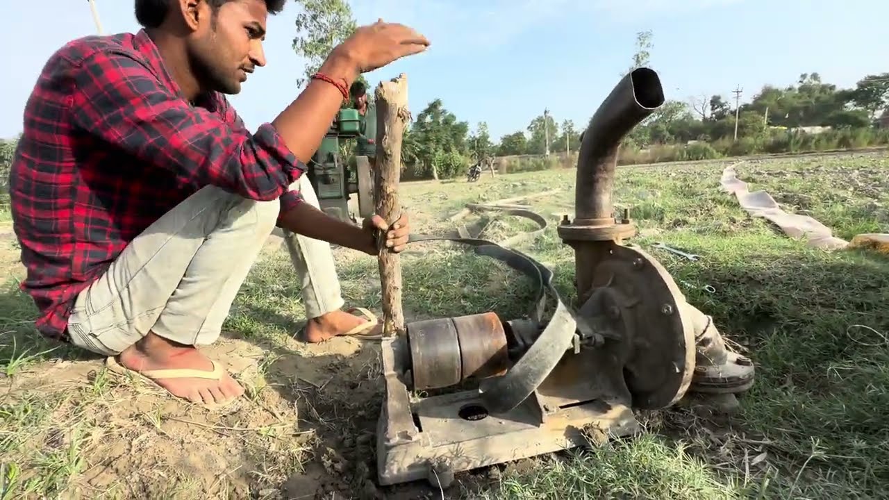 Diesel Engine Waterpump Machine Setup For farming Agriculture Boring