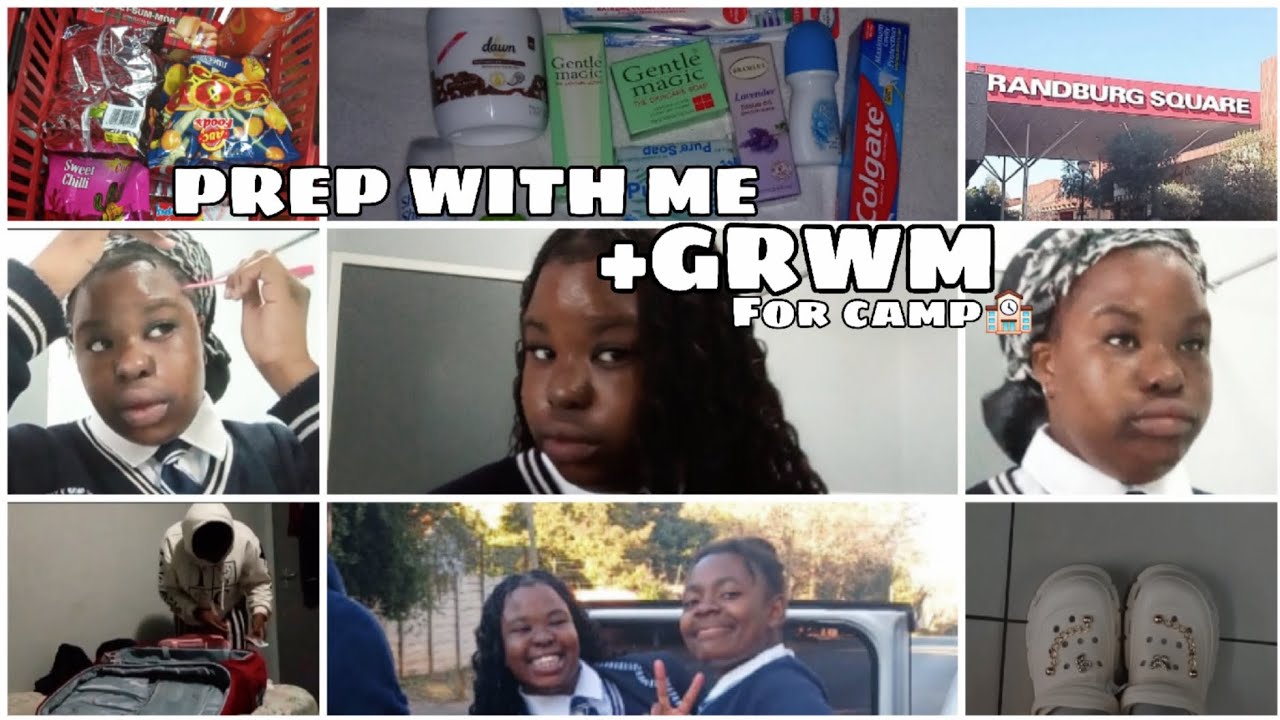 PREP WITH ME+GRWM FOR CAMP VLOG🏫👩‍🏫||YOUTUBER||