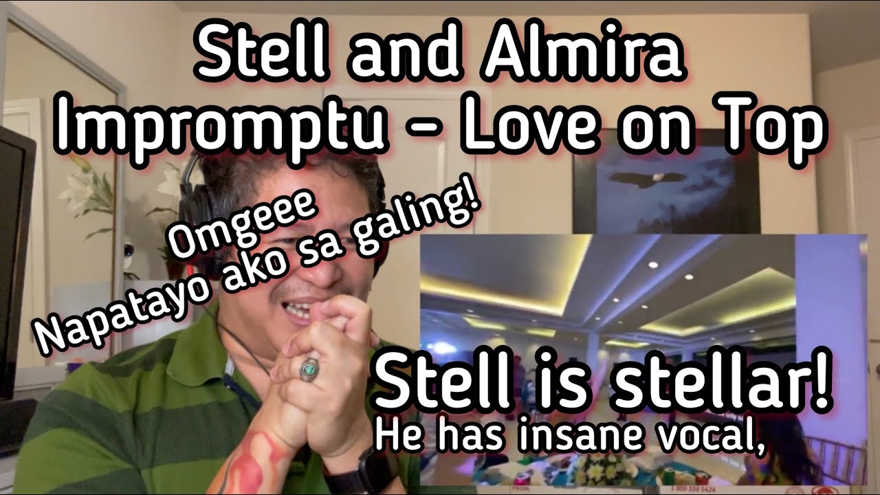 Stell and Almira - Love on Top Impromptu Challenge | Reaction Video