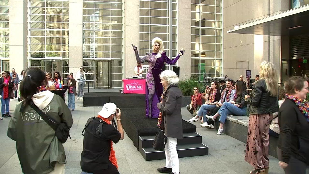 'Drag Me Downtown' pop-up performances every Friday in San Francisco during Pride month