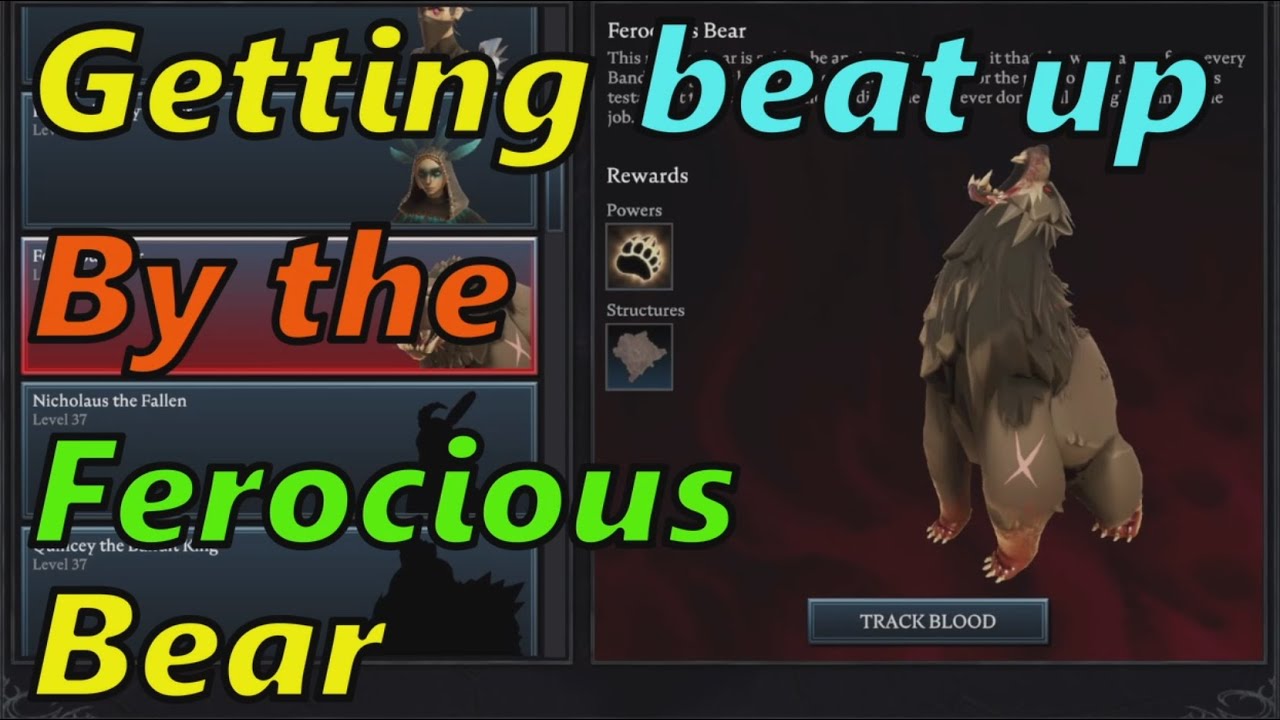 V Rising Ep 12 Getting Beat up by a Bear