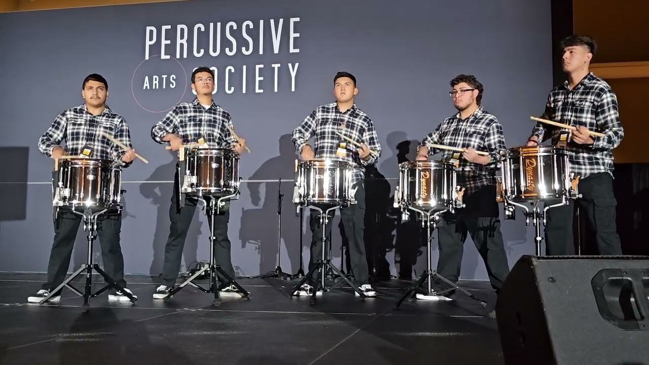 South Texas College | PASIC Snare Ensemble I&E 2025