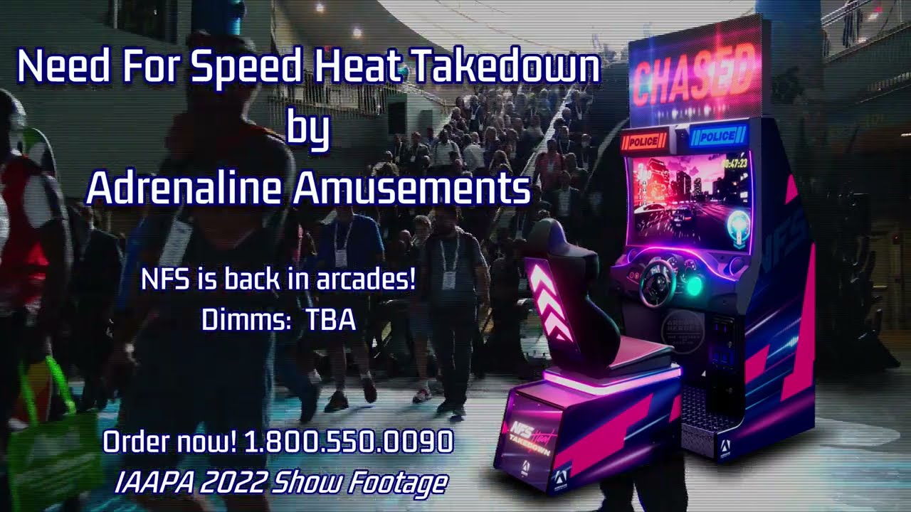 NFS Heat Takedown by Adrenaline Amusements [IAAPA 2022]