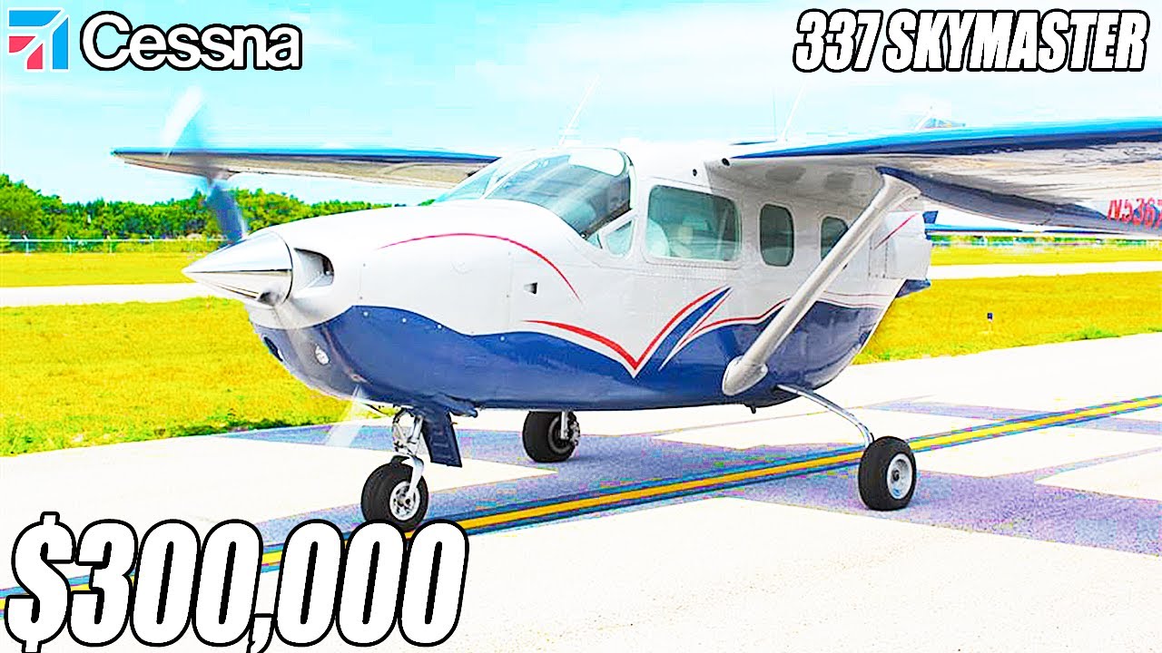 Внутри самолета Cessna 337 Super Skymaster стоимостью 300 000 долларов