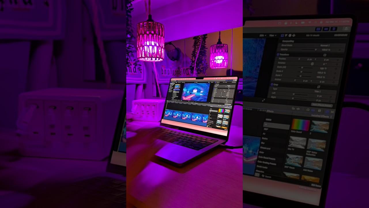 Late night editing sessions building my next dreamspace ✨More Lo-fi ambience on my channel 🫶🏼