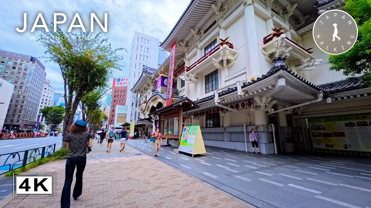 Tsukiji Market & Ginza to Tokyo Station Walk | Japan Walking Tour【4K | 60fps】