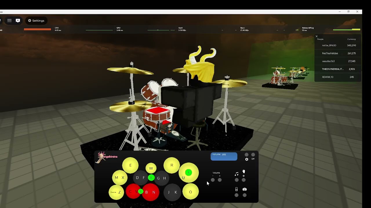 snow - roblox drums cover