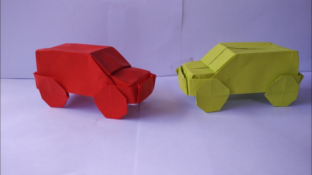 How to make an origami jeep/car ( stefan delecat )