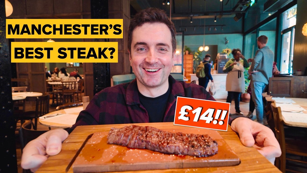 FLAT IRON STEAK - Manchester's Newest Steak Restaurant 🥩🥩🥩 IS IT GOOD?