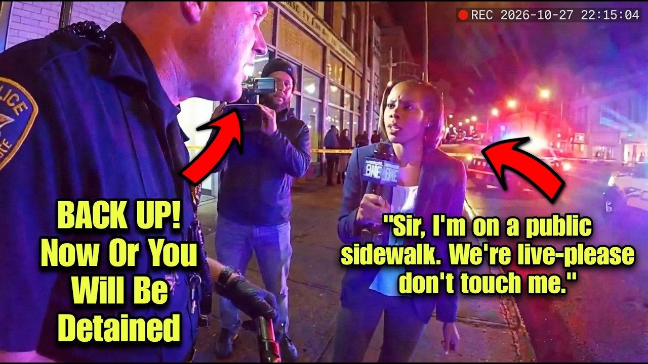 Officer Shoves Reporter Live on Air—Then Realizes 2 Million People Are Watching