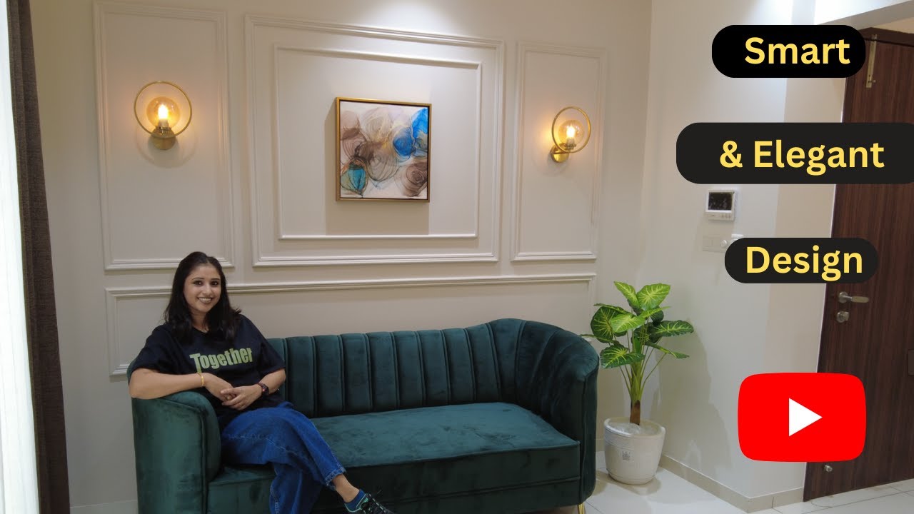 Smart & Elegant | Simple Interior design for 2BHK flat | Yashone Central | Pune | Wakad