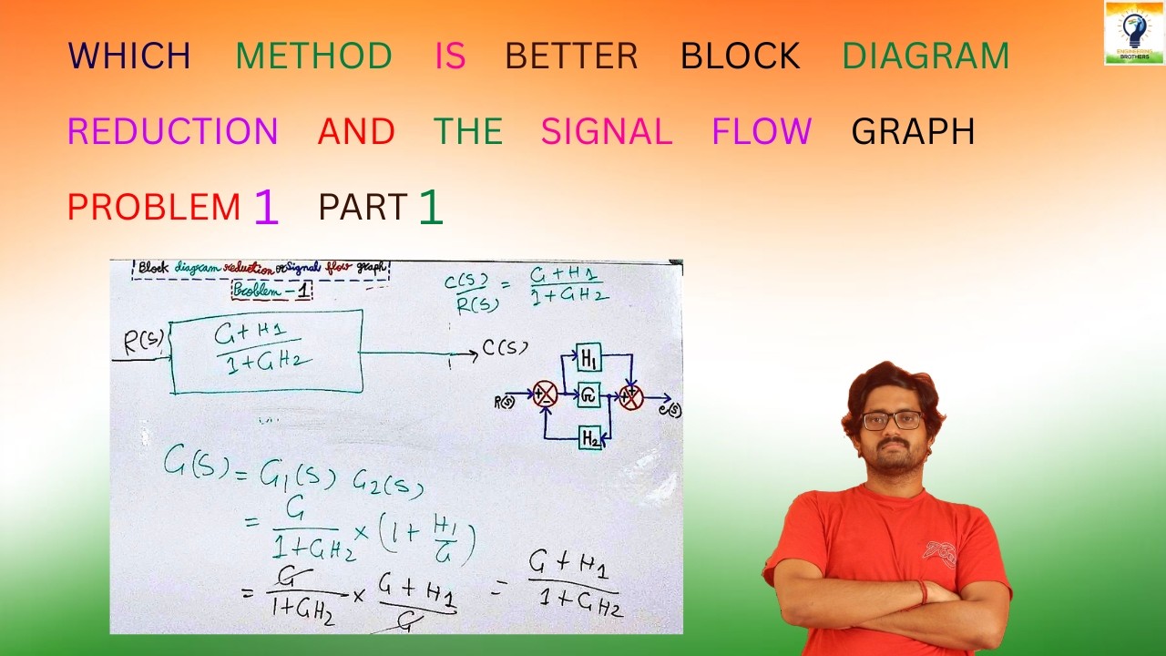 Which method is better Block Diagram Reduction and the Signal flow graph problem 1 part 1