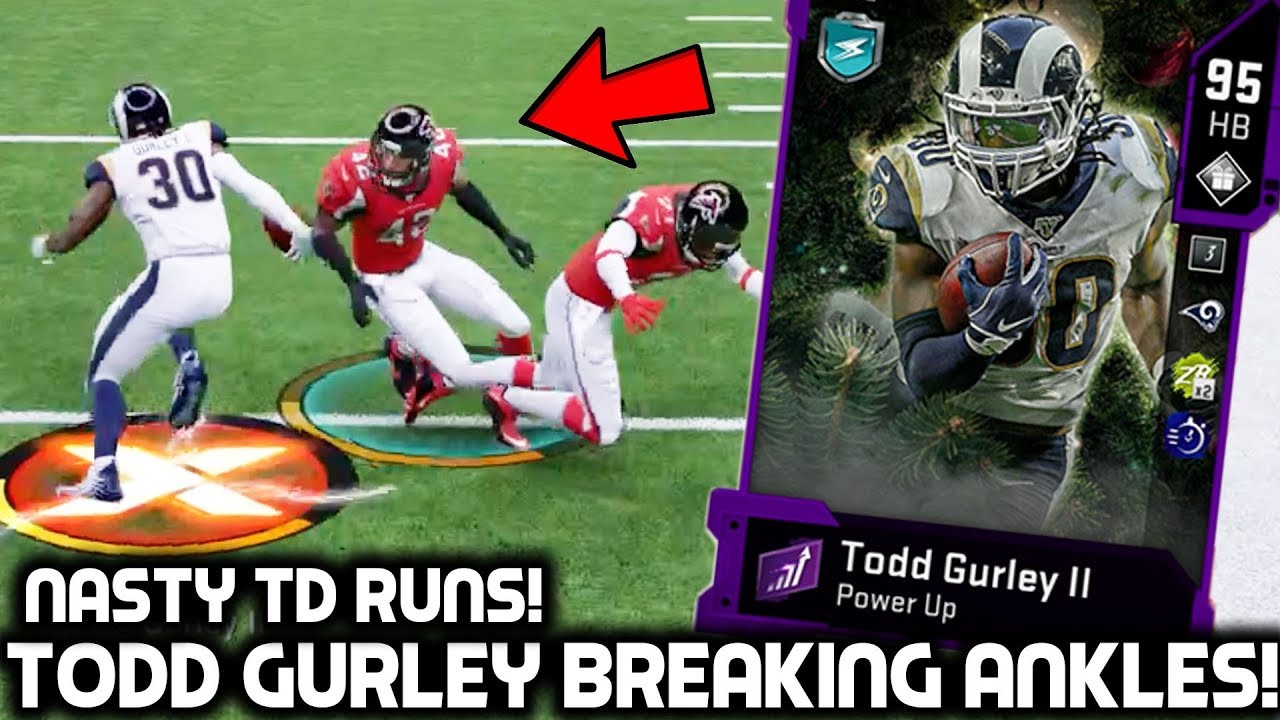 TODD GURLEY BREAKING PLAYERS' ANKLES! NASTY TD RUNS! Madden 20 Ultimate Team