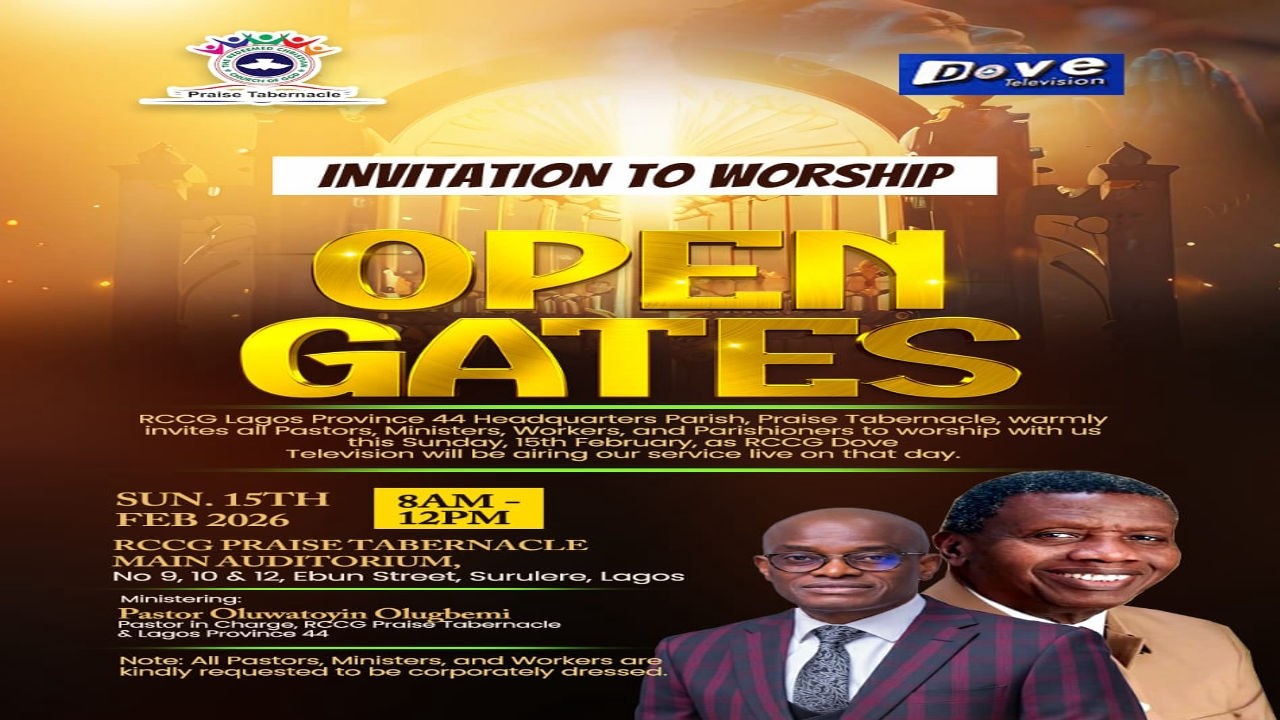 SPECIAL SUNDAY SERVICE || RCCG LAGOS PROVINCE 44 HEADQUARTERS PARISH, SURULERE, LAGOS STATE.