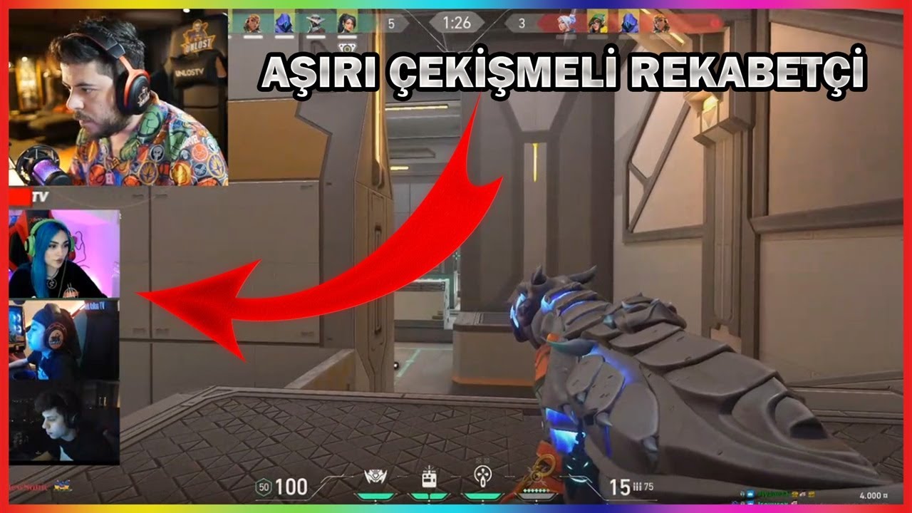 UNLOST 4 KAMERALI YAYIN YAPIYOR! DAMLA BERK MELİH VALORANT REKABET&Ccedil;İ