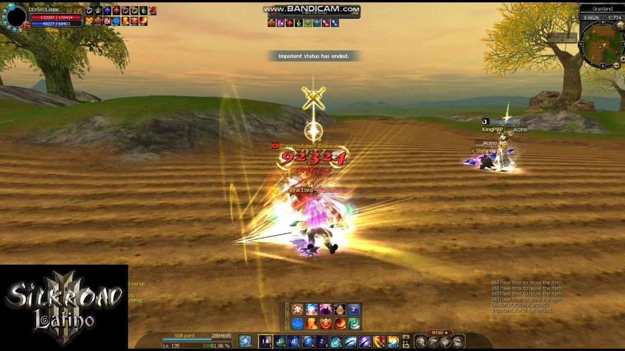 PvP Blader Force+10 DrSROLatiino VS ValentinoxD Bow Force+13 (TOTAL 3-0) Silkroad Latino.