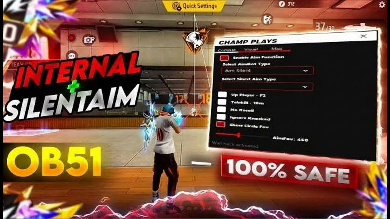 FREE FIRE PC PANEL OB51 💻 FREE FOR 7 DAY 🎯 AIMKILL + TELEPORT HACK + SPEED HACK | INJECTOR APK OB50