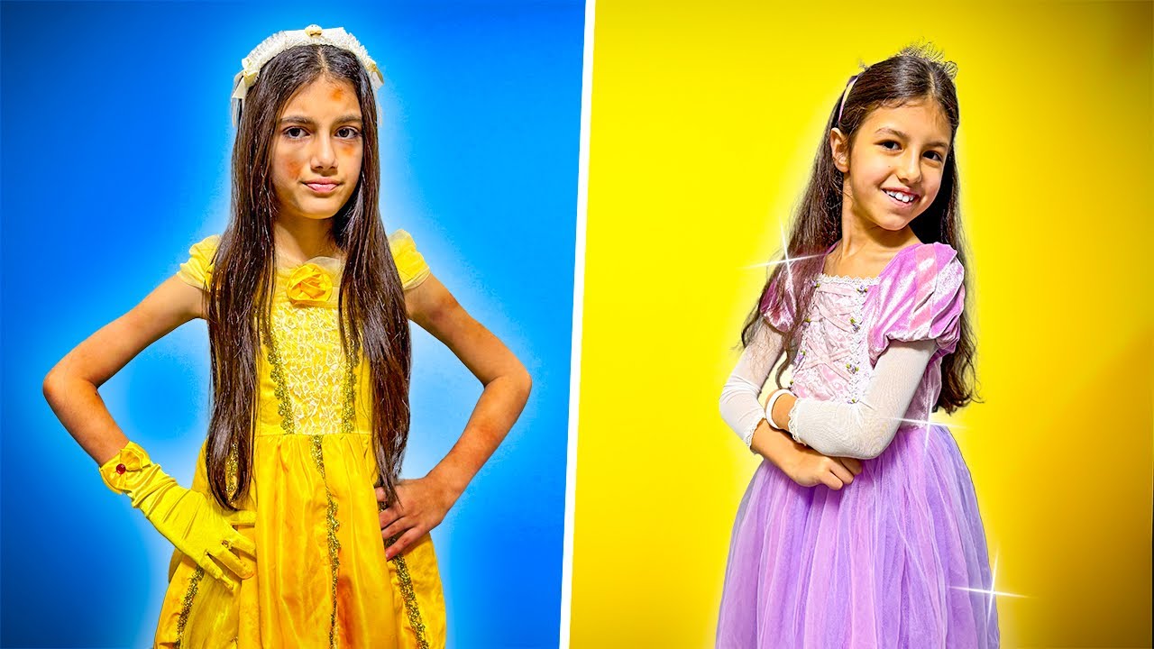 الأميرة الكسولة vs الأميرة النشيطة 🔥