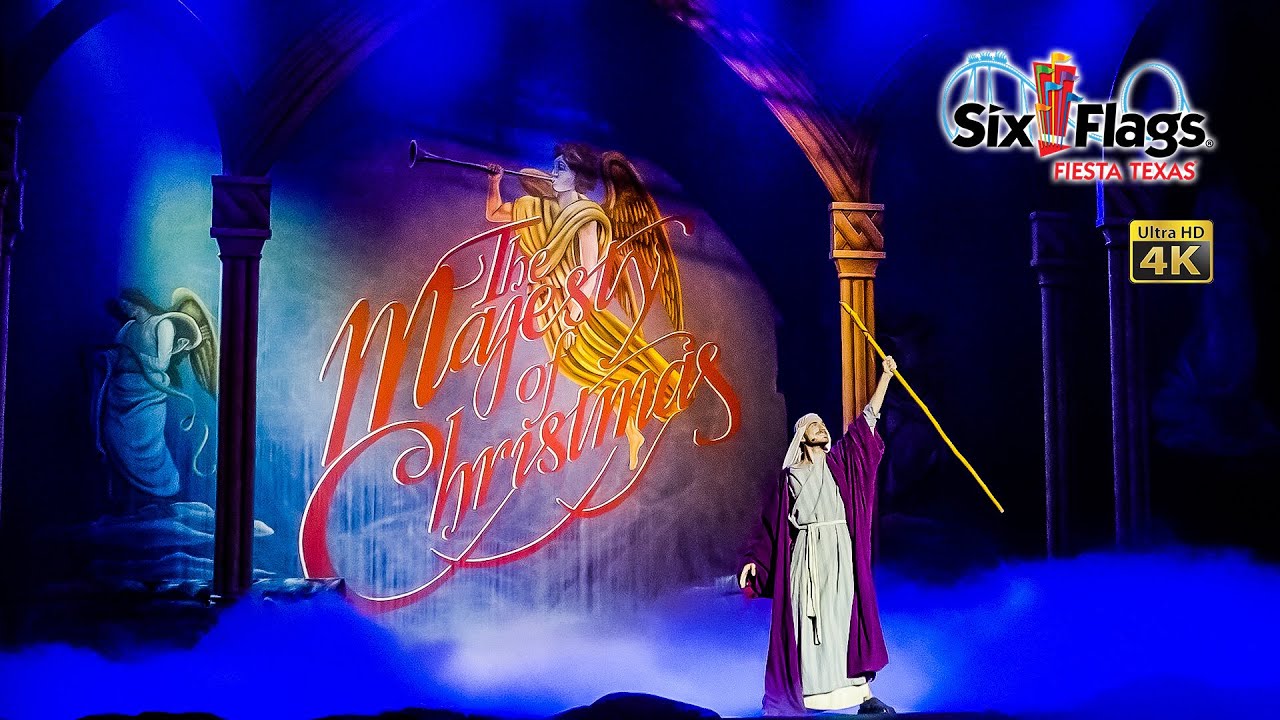 The Majesty of Christmas Complete Show 4K Six Flags Fiesta Texas 2022 12 10