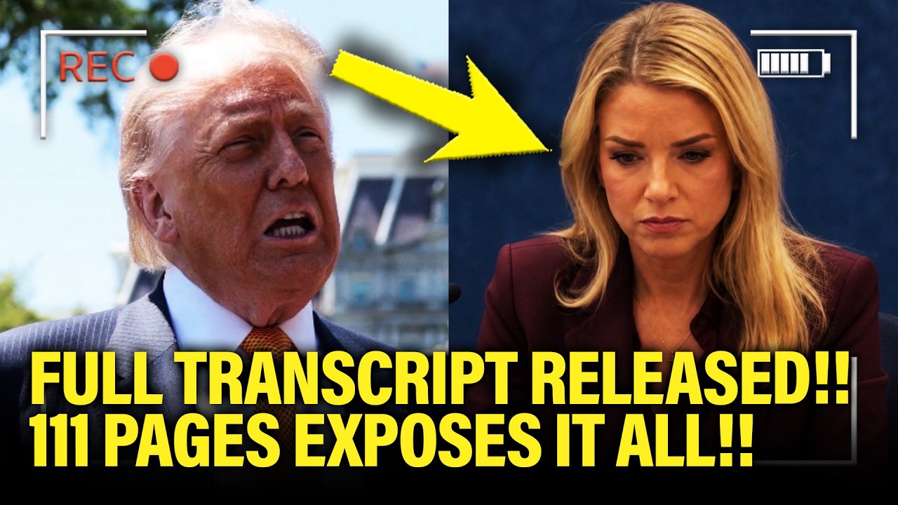 🚨Bondi FULL Transcript EXPOSES Trump EPSTEIN COVER UP!!!