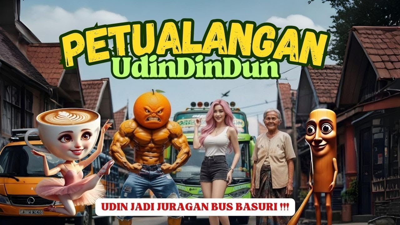 UDINDINDUN SHORT MOVIE - Udin Jadi Juragan Bus Telolet Bersama Tung Tung Sahur !!