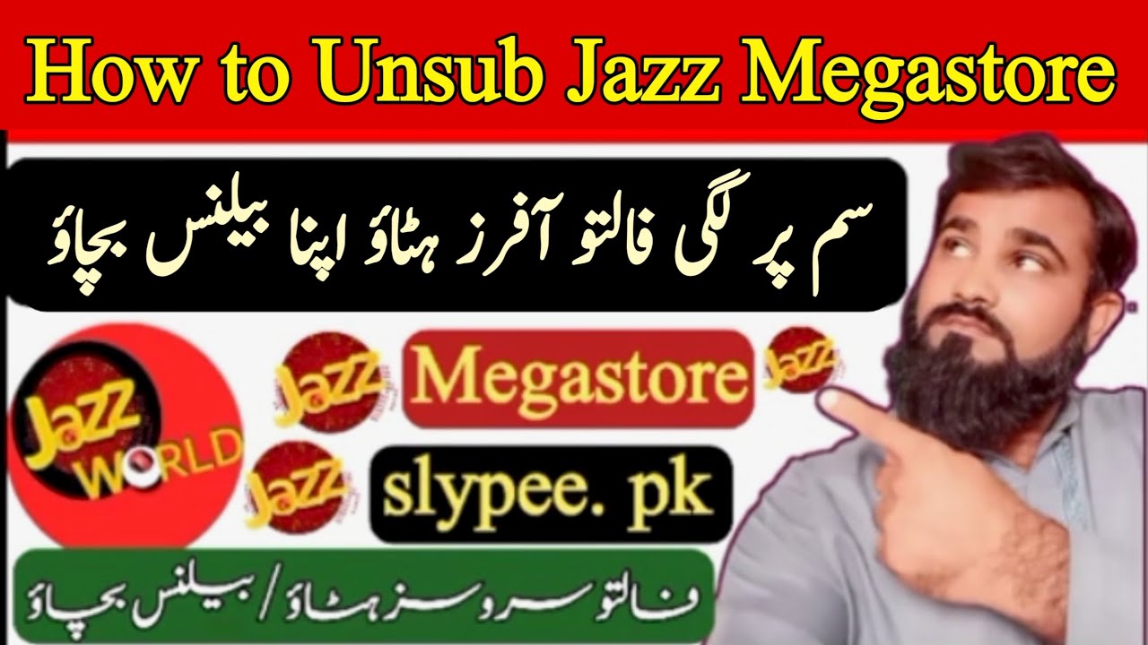 How to Unsubscribe Jazz Slypee Service 2026 | Jazz Slypee Unsub Code😱 | Jazz Slypee 