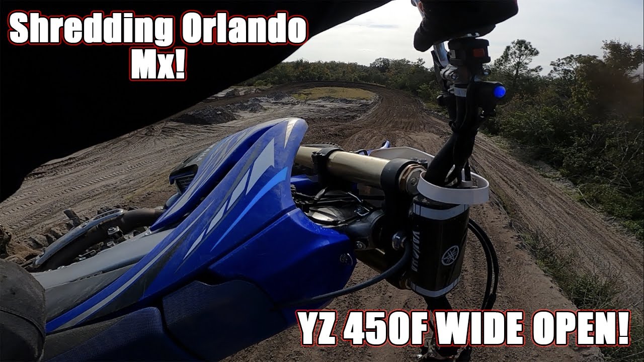 Shredding Orlando Mx On My 2020 yz450f - Wide Open On Sand Track - GoPro Hero 8