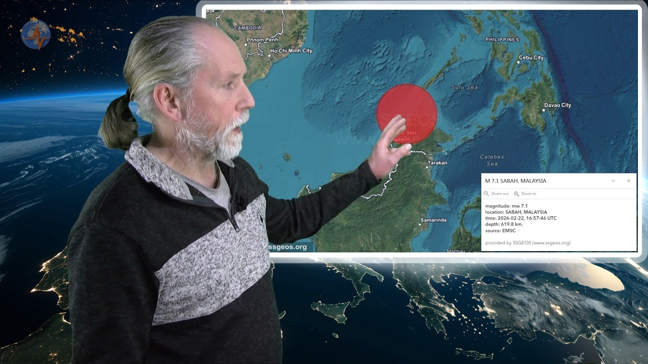 M 7.1 EARTHQUAKE MALAYSIA | EARTH-SATURN-NEPTUNE STATISTICS 1900-2026