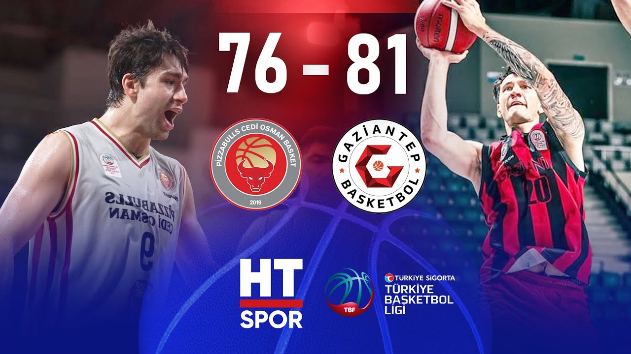 Pizzabulls Cedi Osman Basketbol 76-81 Gaziantep Basketbol | TBL Basketbol Müsabakası