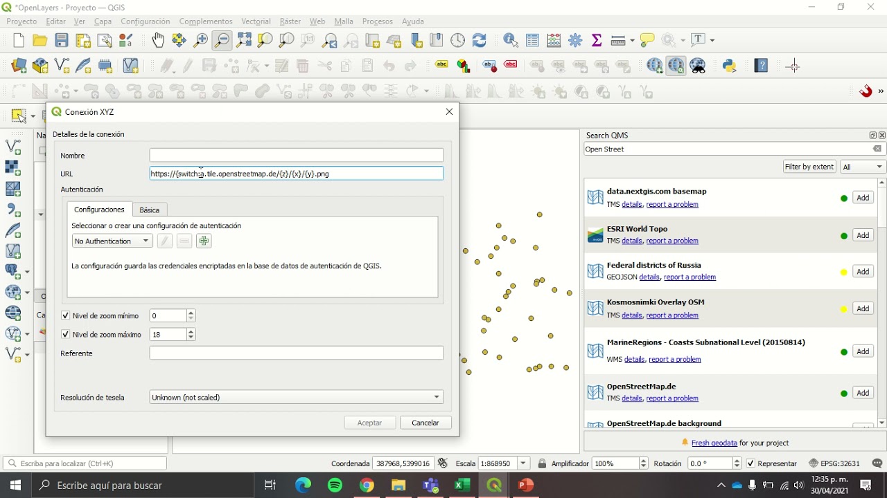 Open Layers QGIS