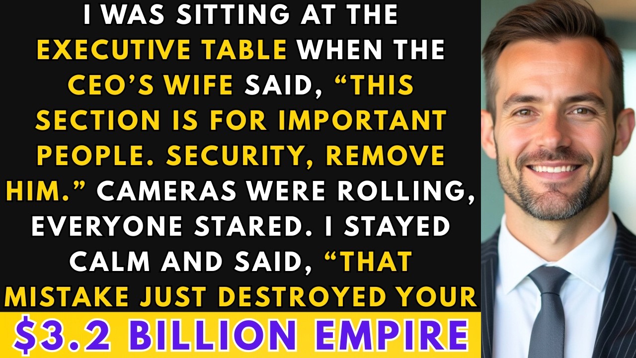 Arrogant CEO's Wife Calls Security On Me At Gala — So I Canceled Their $3.2B Deal