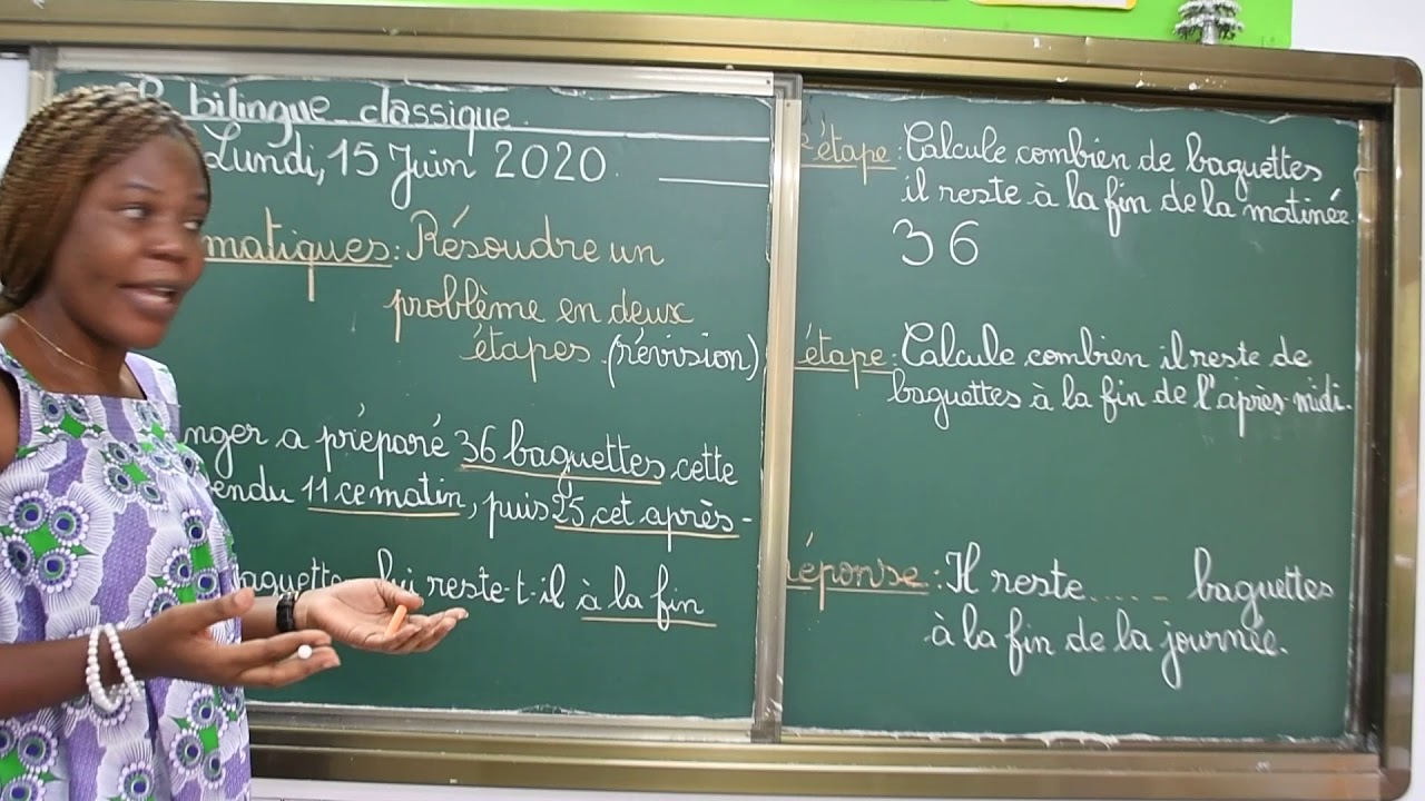 CP Bilingue et Classique Math : Résoudre un problème en deux étapes (révision)