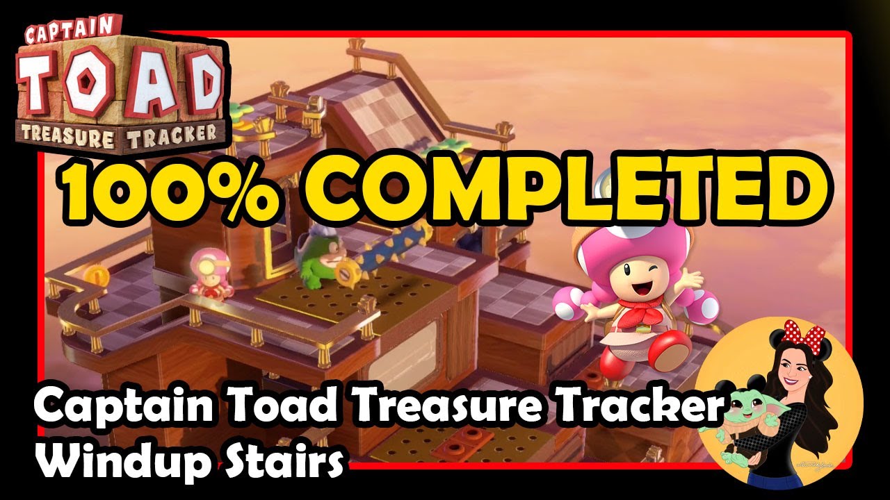 WINDUP STAIRS GEMS, STAR AND BONUS  (Episode 2 Level 11 (2-11)) - Captain Toad Treasure Tracker