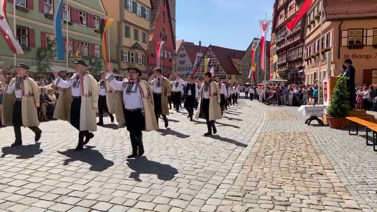 Trachtenumzug 2019 in Dinkelsbühl beim Heimattag der Siebenbürger Sachsen